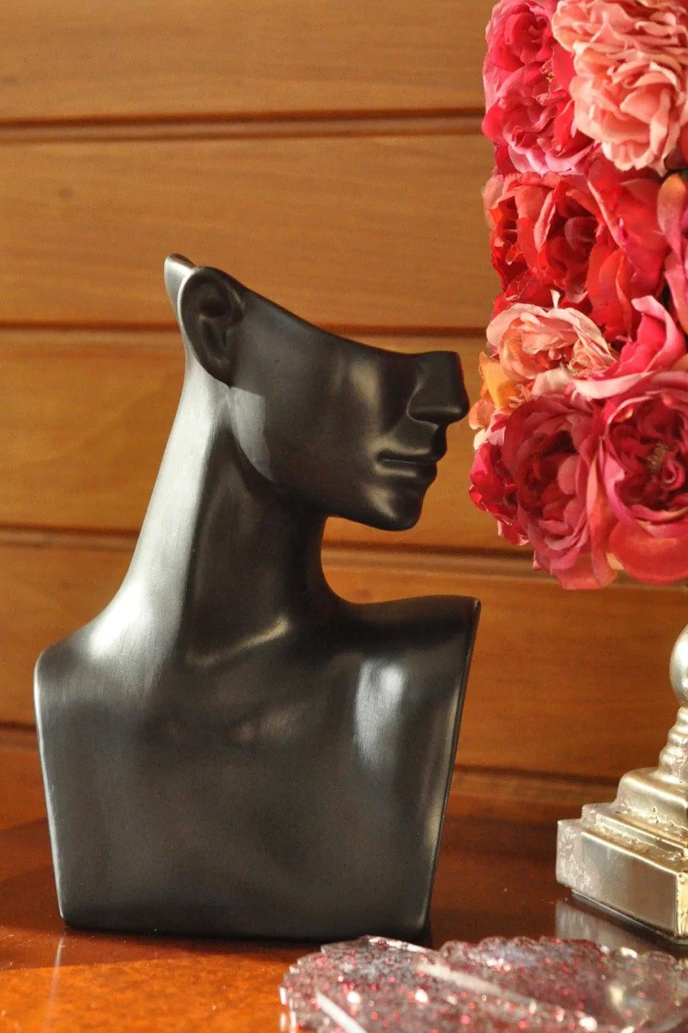 Femme Antrasit Seramik Büst - 0