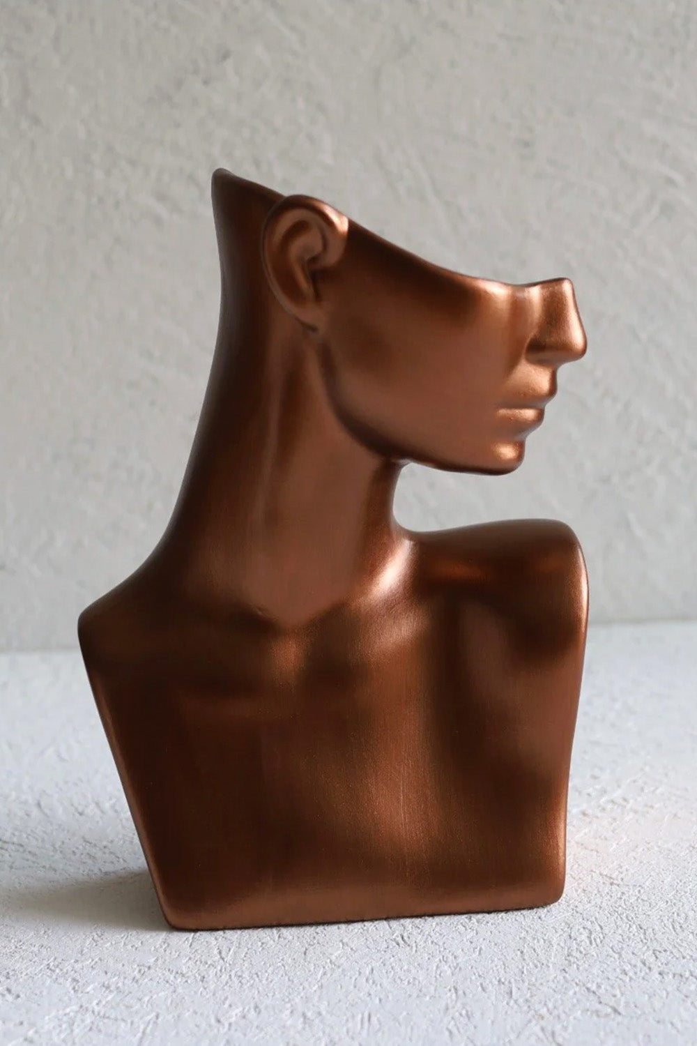 Femme Bakır Seramik Büst - 0