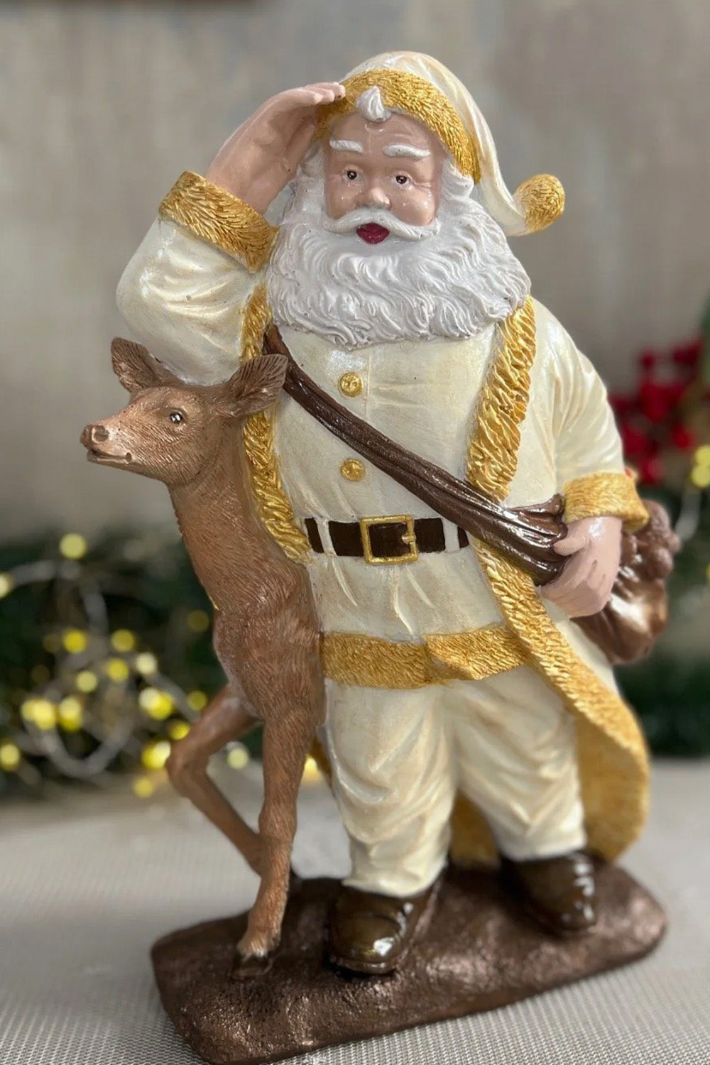 Geyikli Noel Baba Obje - 0