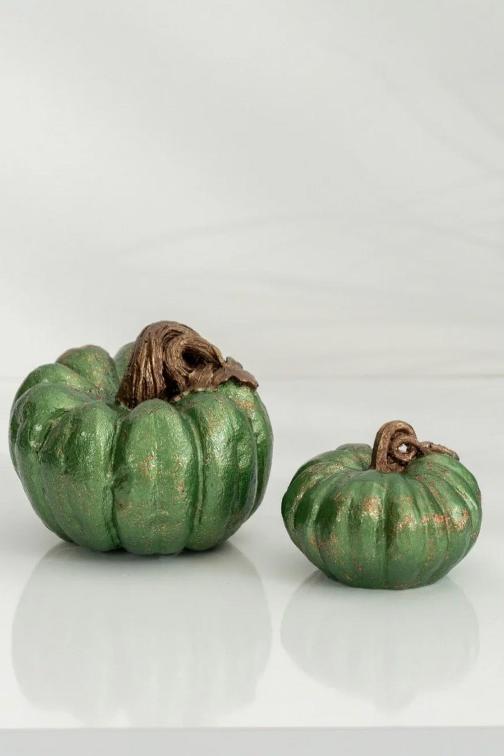 Simli Bal Kabağı İkili Obje Nil Yeşili Bakır - 0