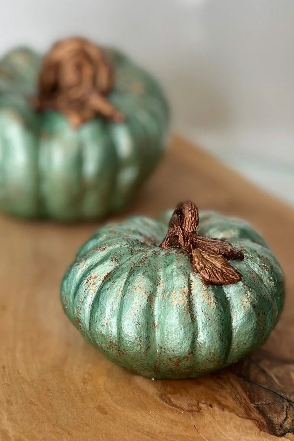 Simli Bal Kabağı İkili Obje Nil Yeşili Bakır - 2