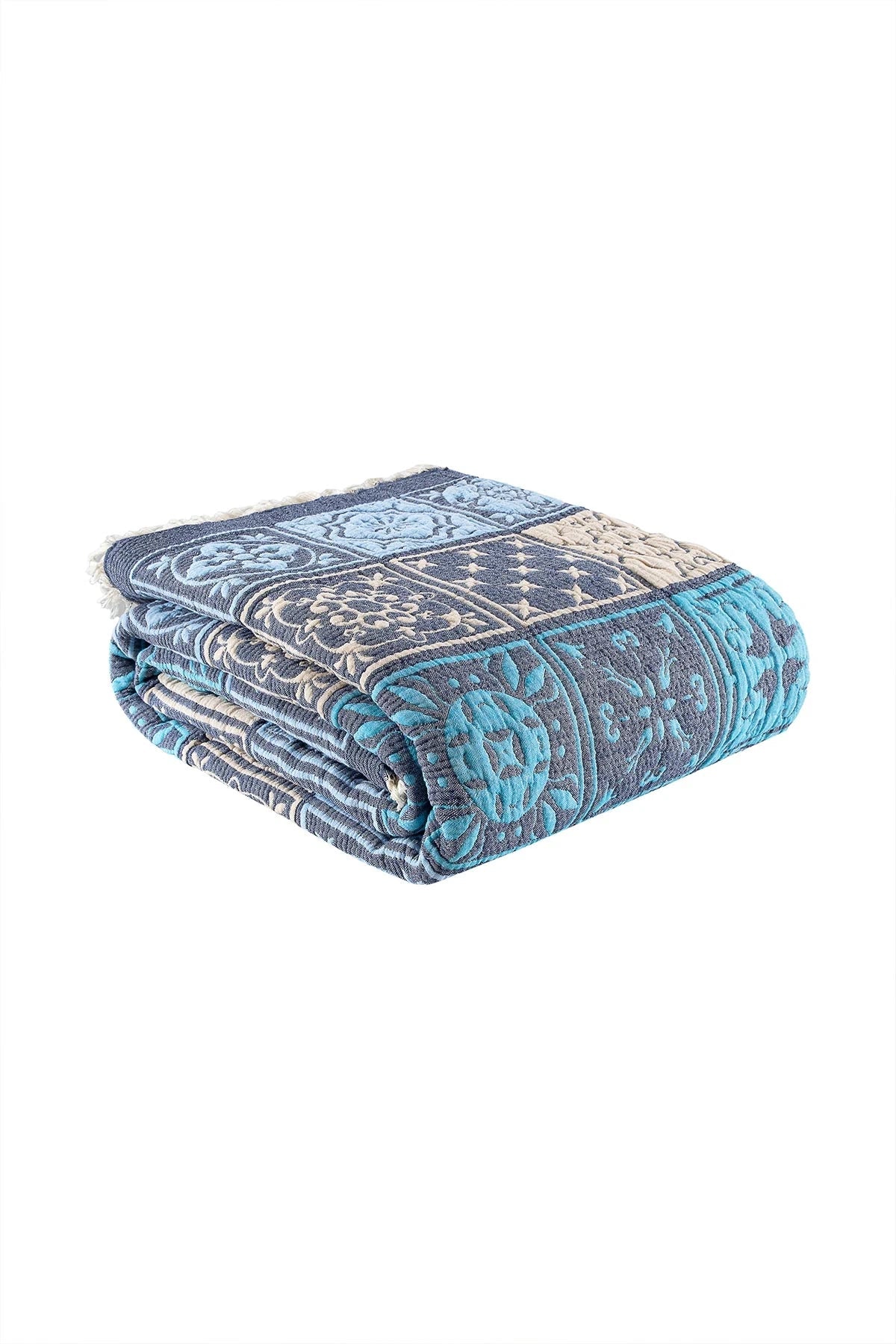 Patchwork Müslin Yorgan - 0