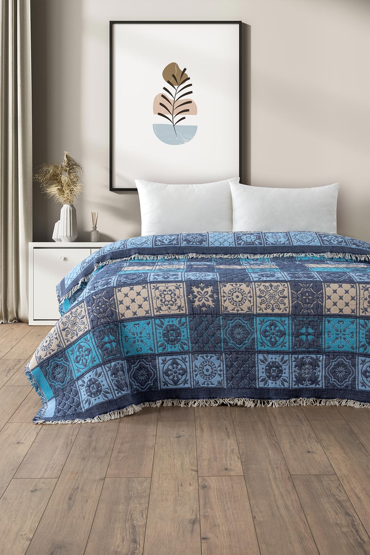 Patchwork Müslin Yorgan - 1