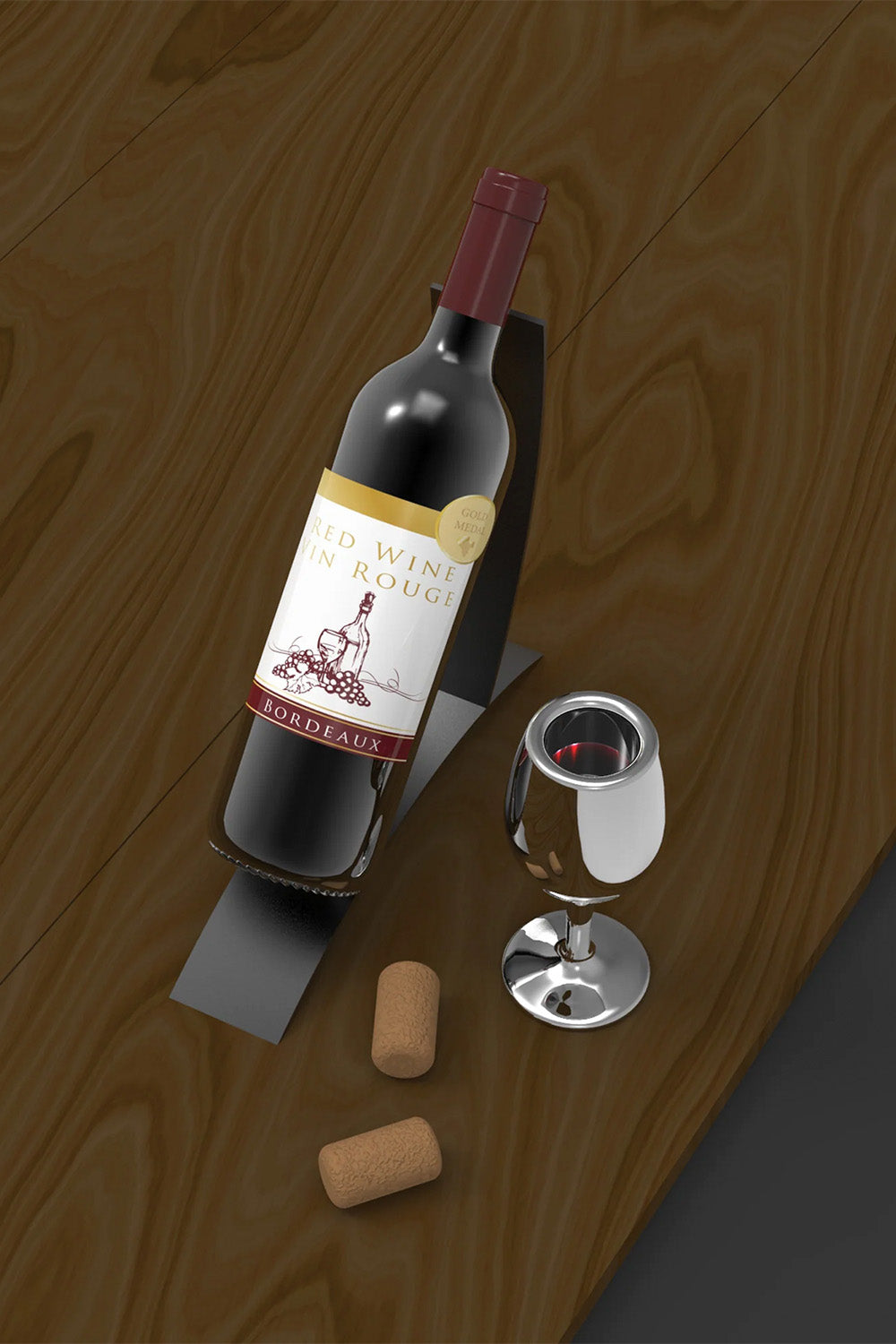 şarap & Kadeh Anahtarlık - 3