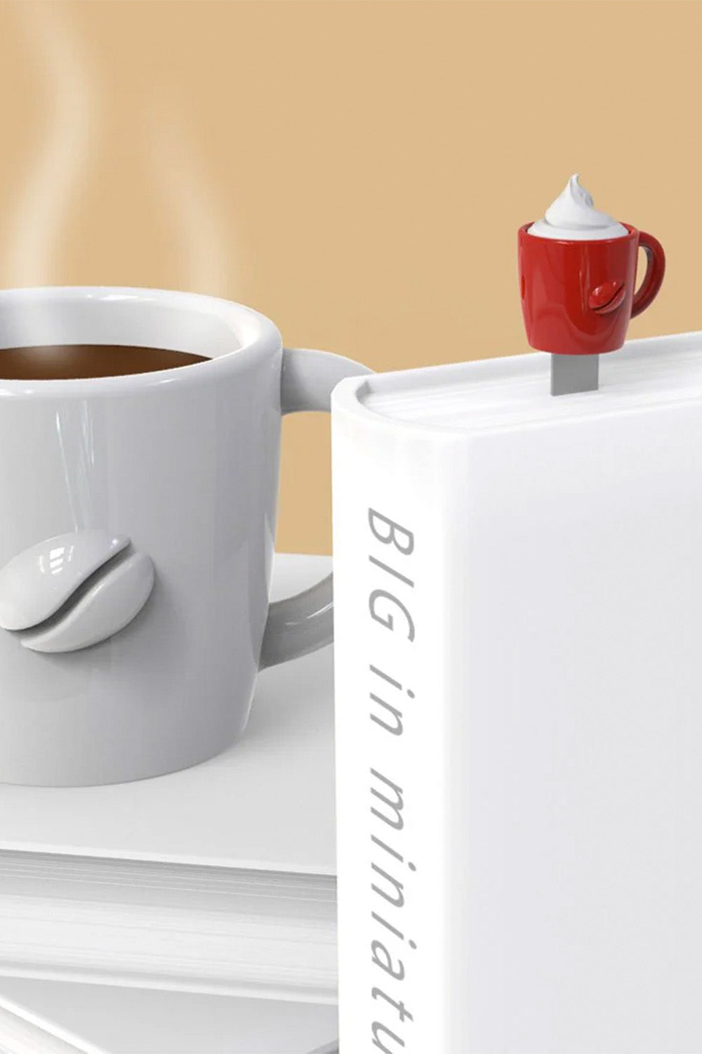 Köpüklü Fincan Kitap Ayracı - 5