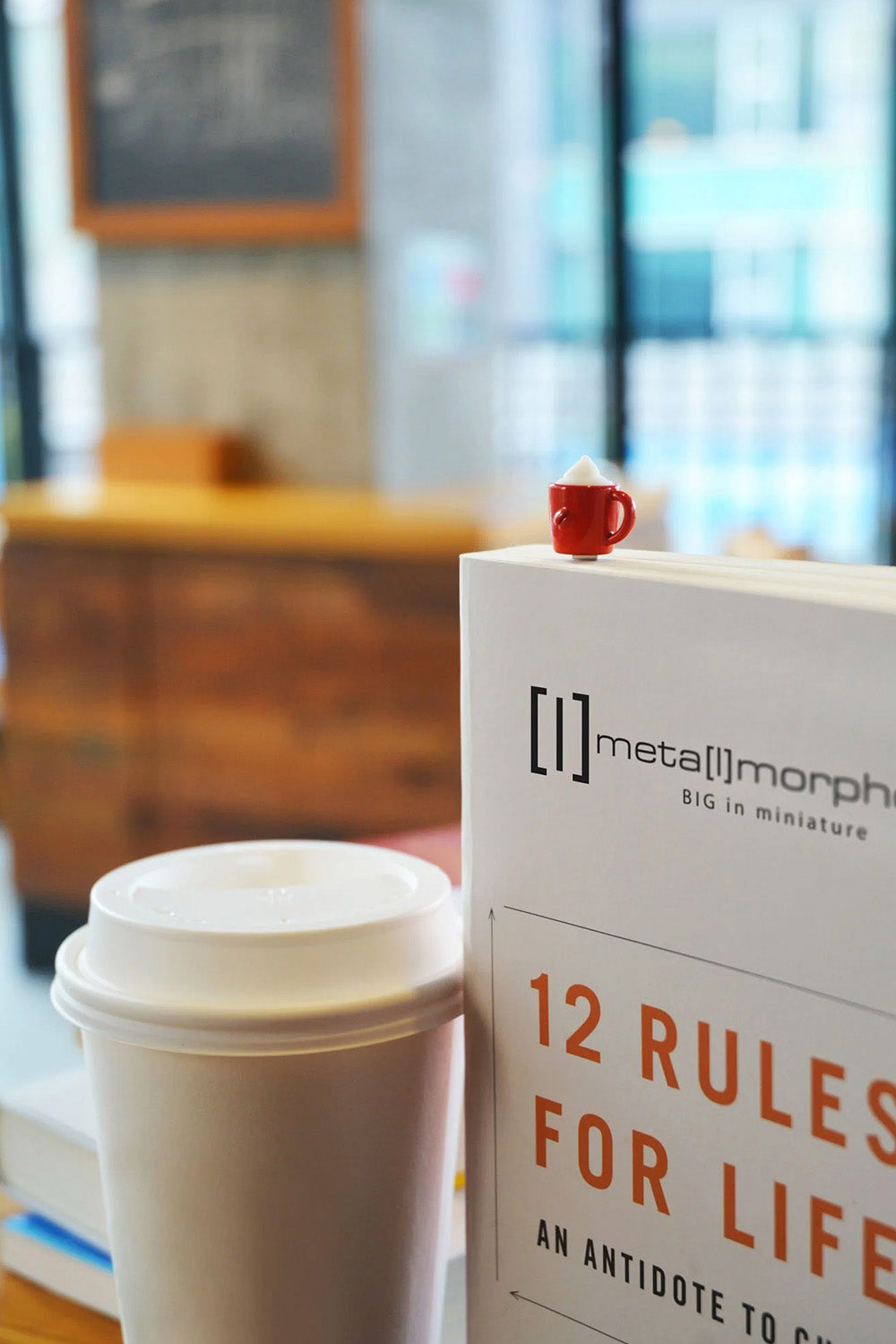 Köpüklü Fincan Kitap Ayracı - 6