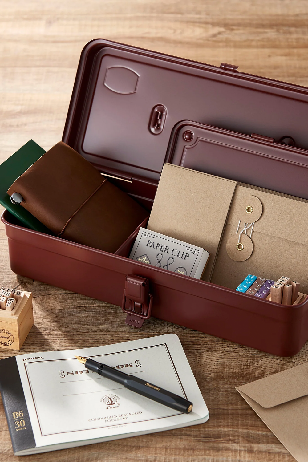 Toyo T-320 Antik Kahve Çok Amaçlı Alet Çantası - 1