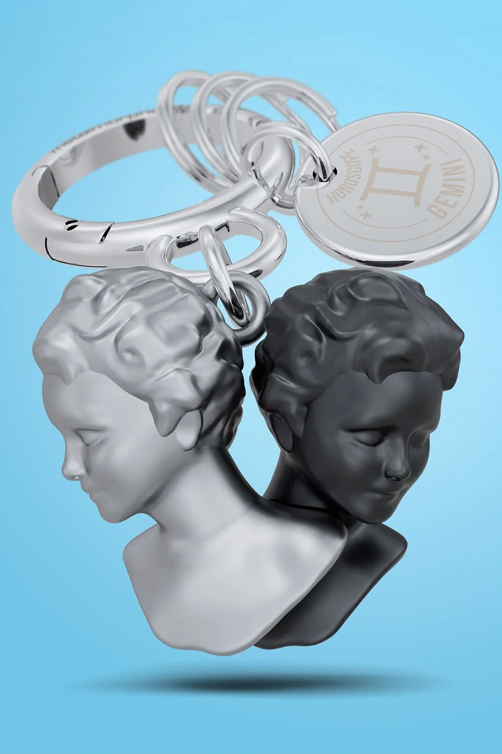 Burç Koleksiyonu İkizler Anahtarlık / çanta Aksesuarı - 1