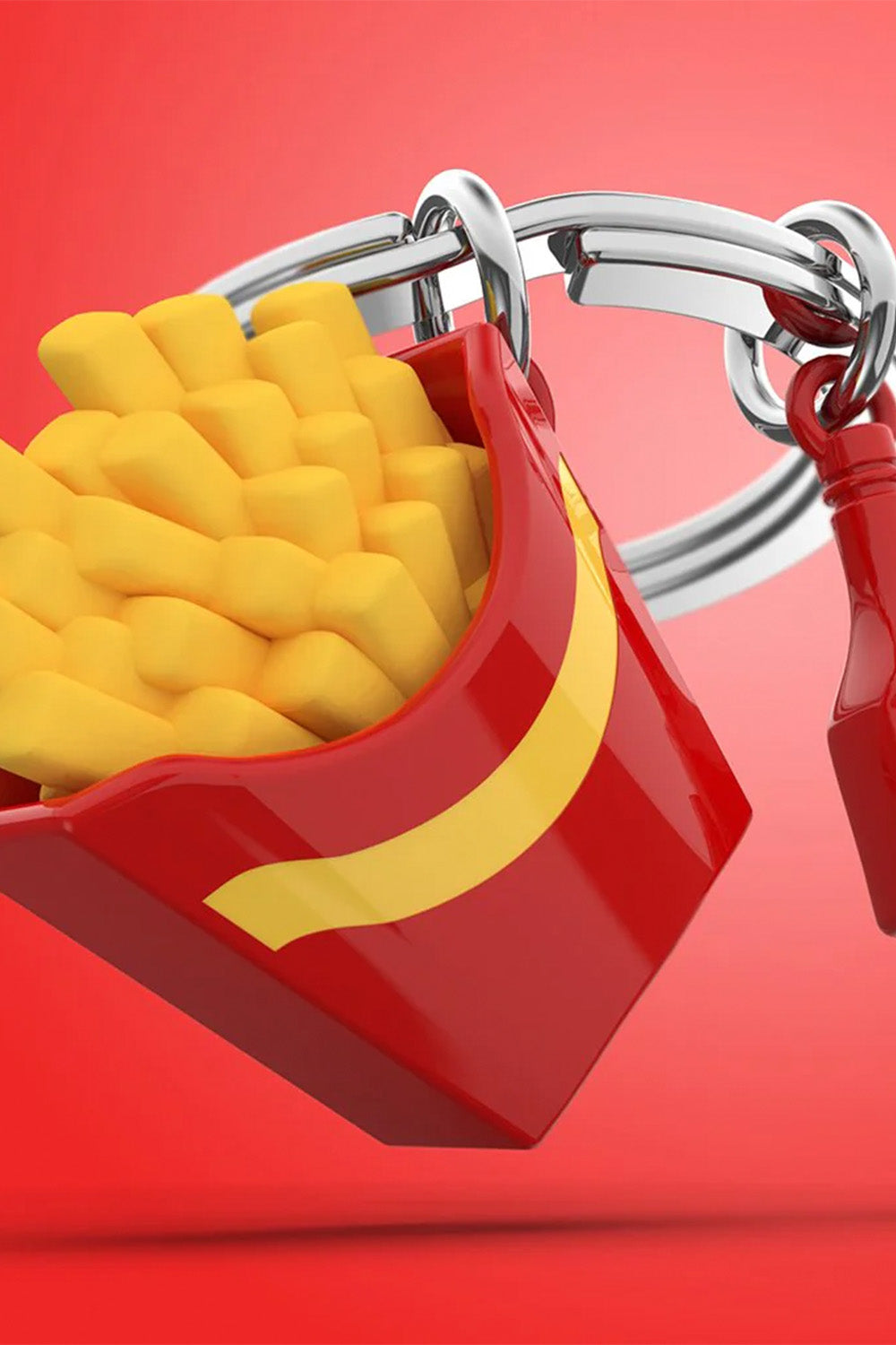 French Fries Ve Ketçup Anahtarlık - 6