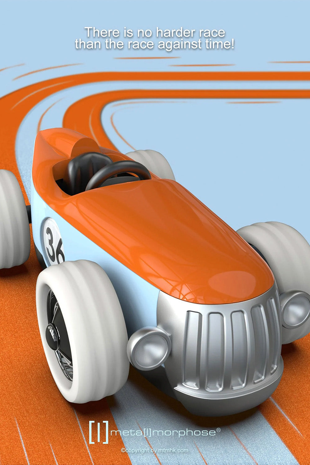 Vintage Yarış Arabası Anahtarlık - 6