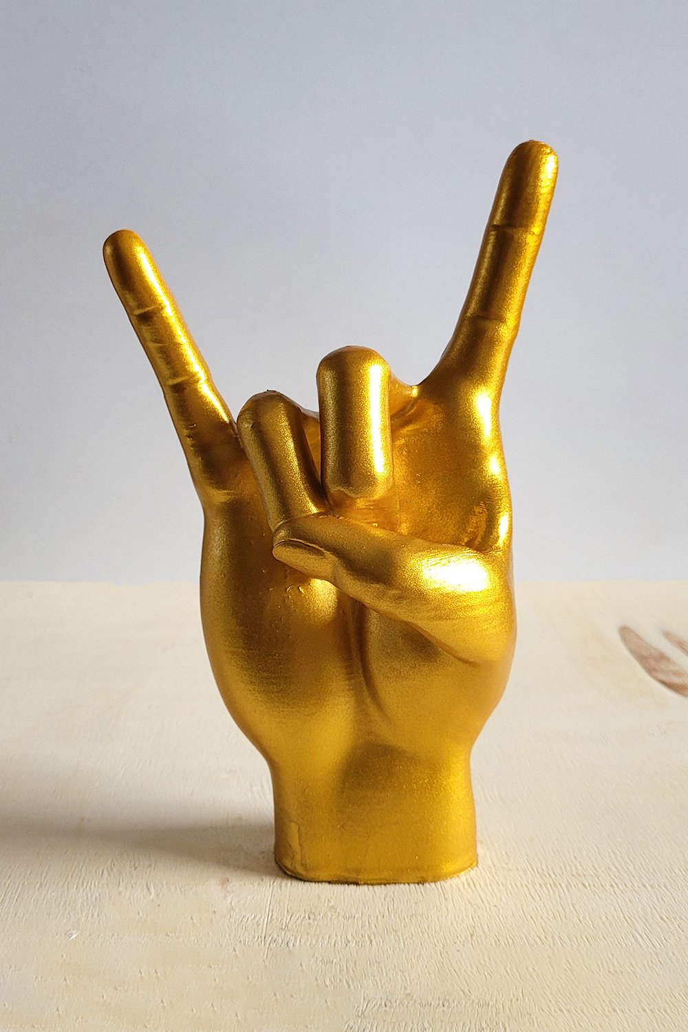 Rock El Figürü | Sarı Altın - 2