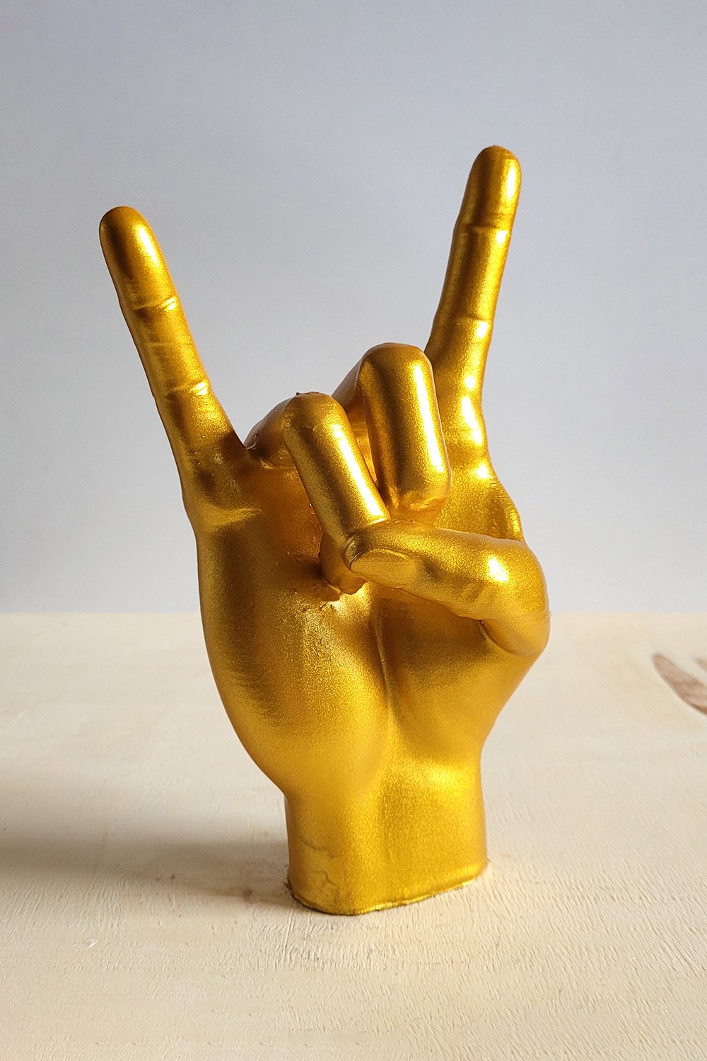 Rock El Figürü | Sarı Altın - 5