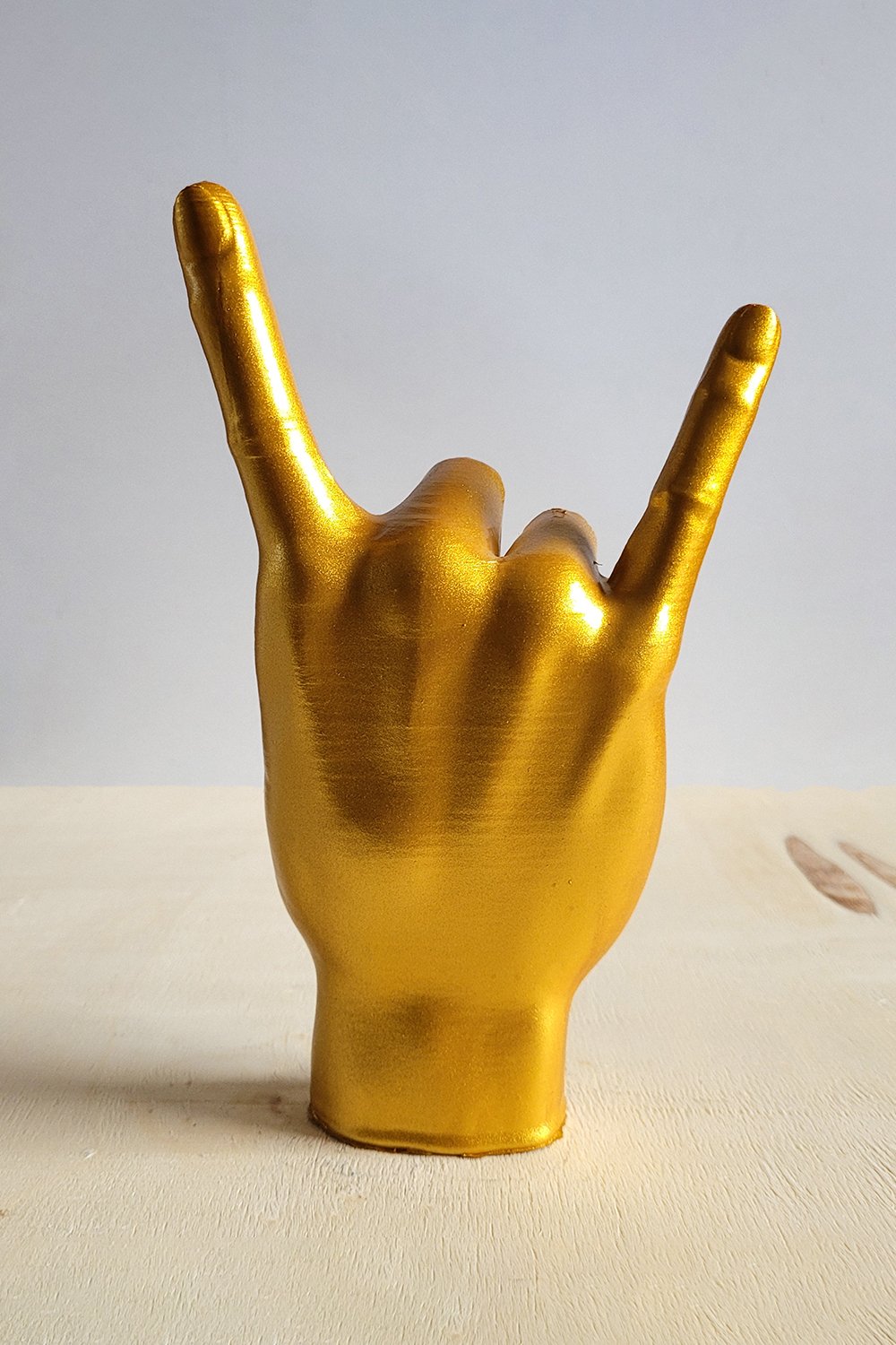 Rock El Figürü | Sarı Altın - 7