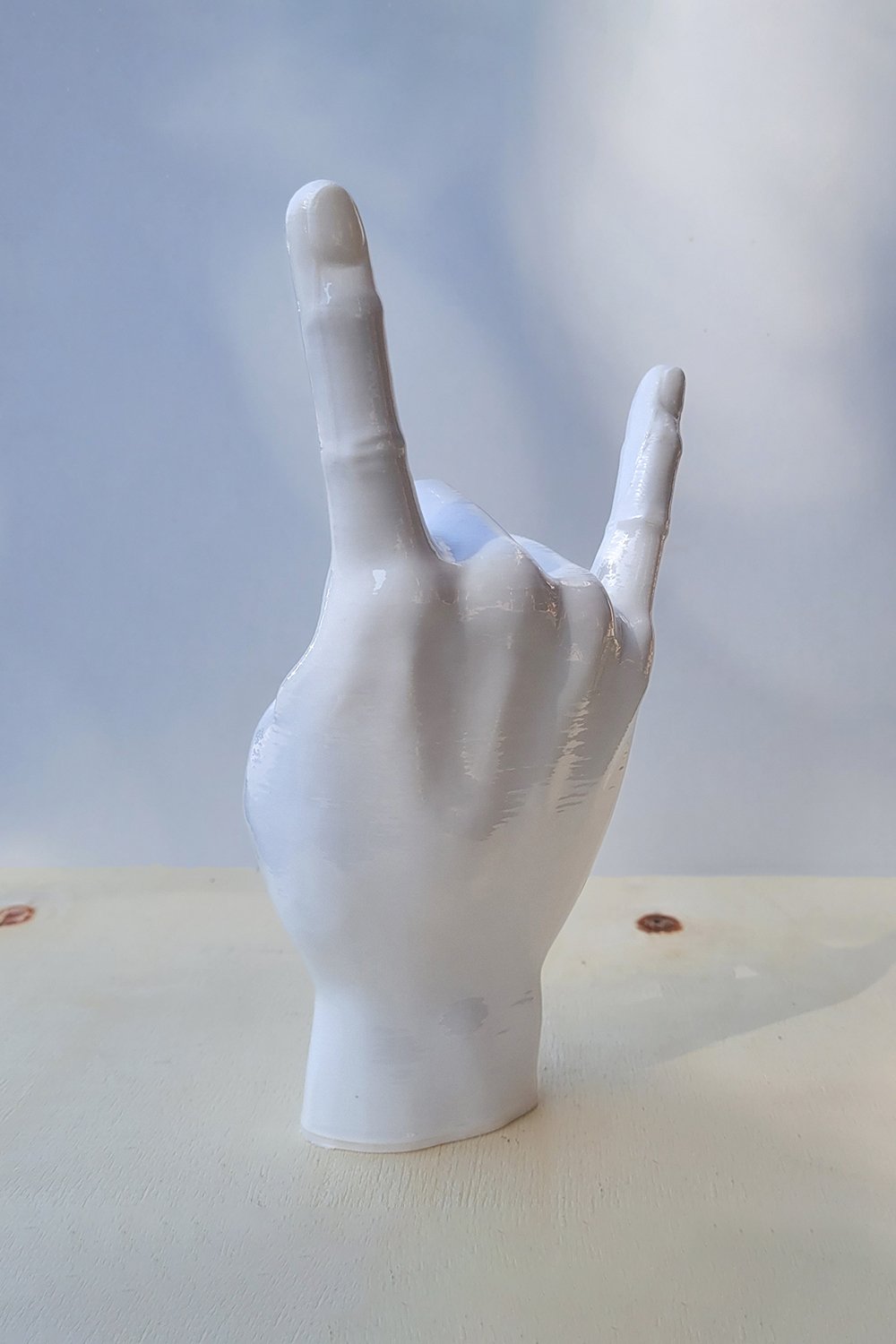 Rock El Figürü | Beyaz - 6