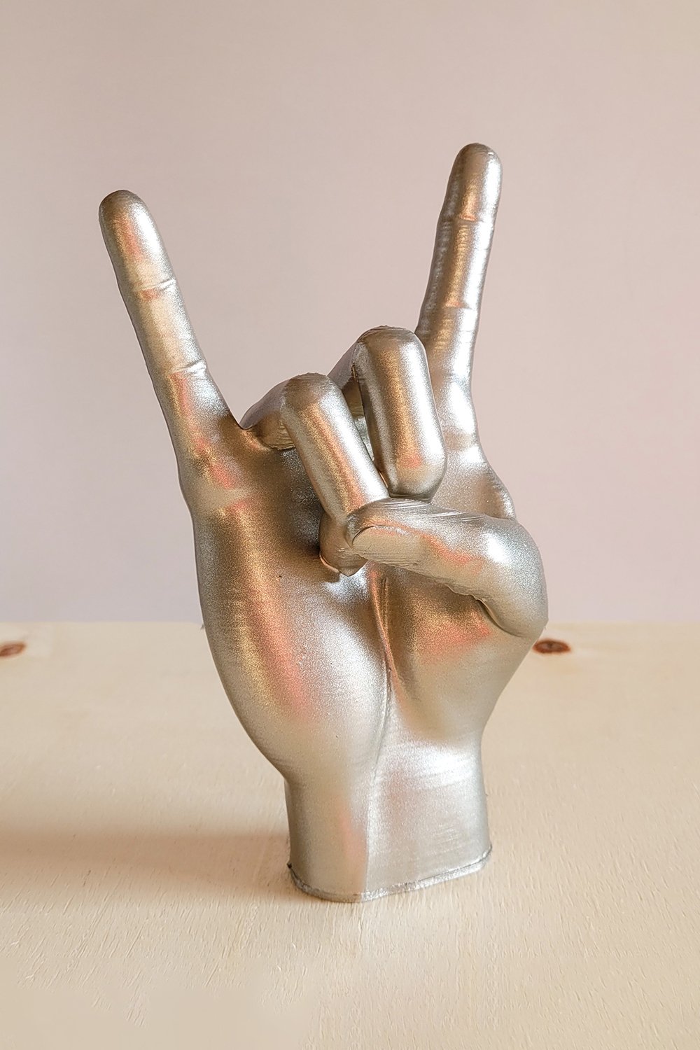 Rock El Figürü | Gümüş - 2