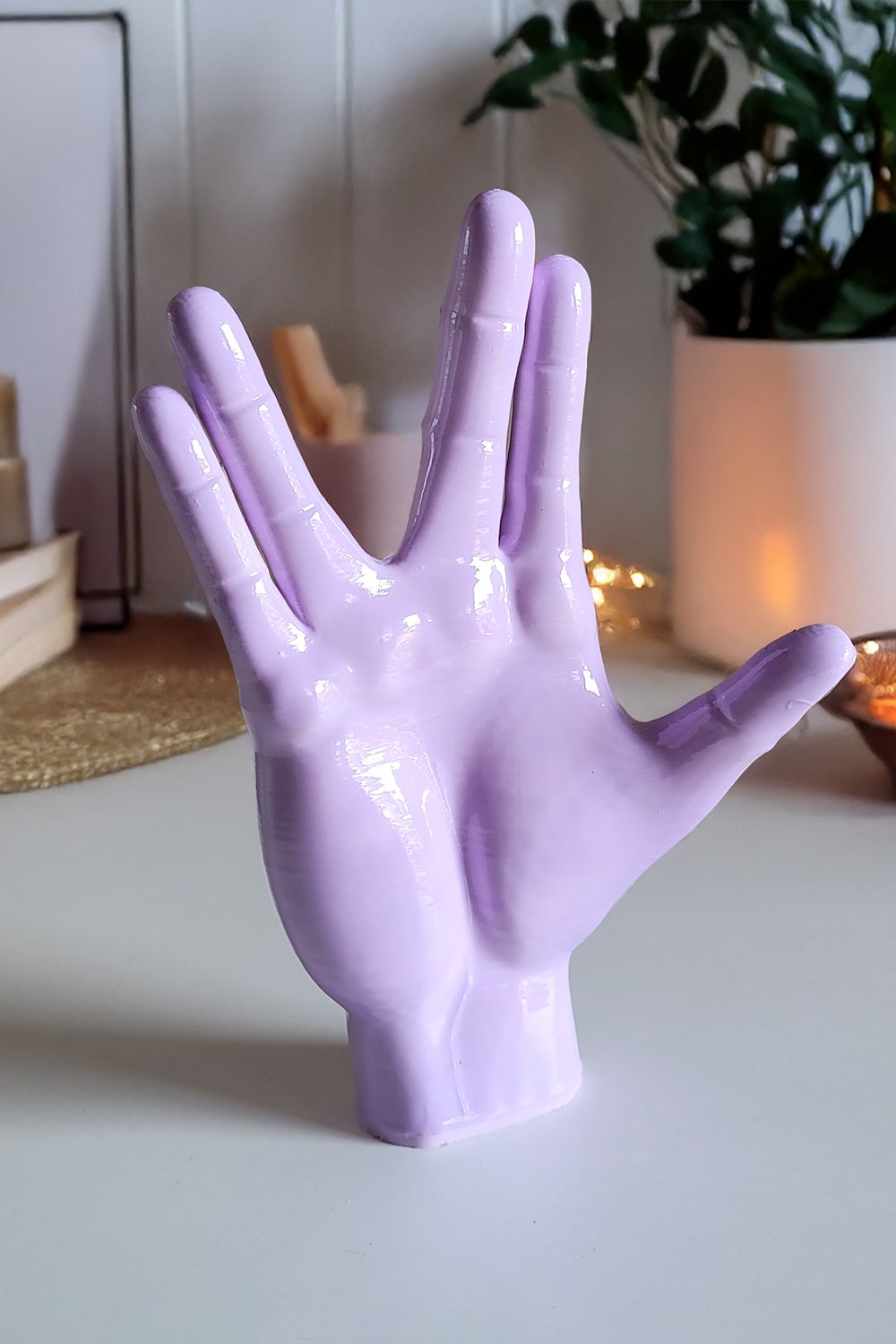 Spock El Figürü | Pastel Mor - 1