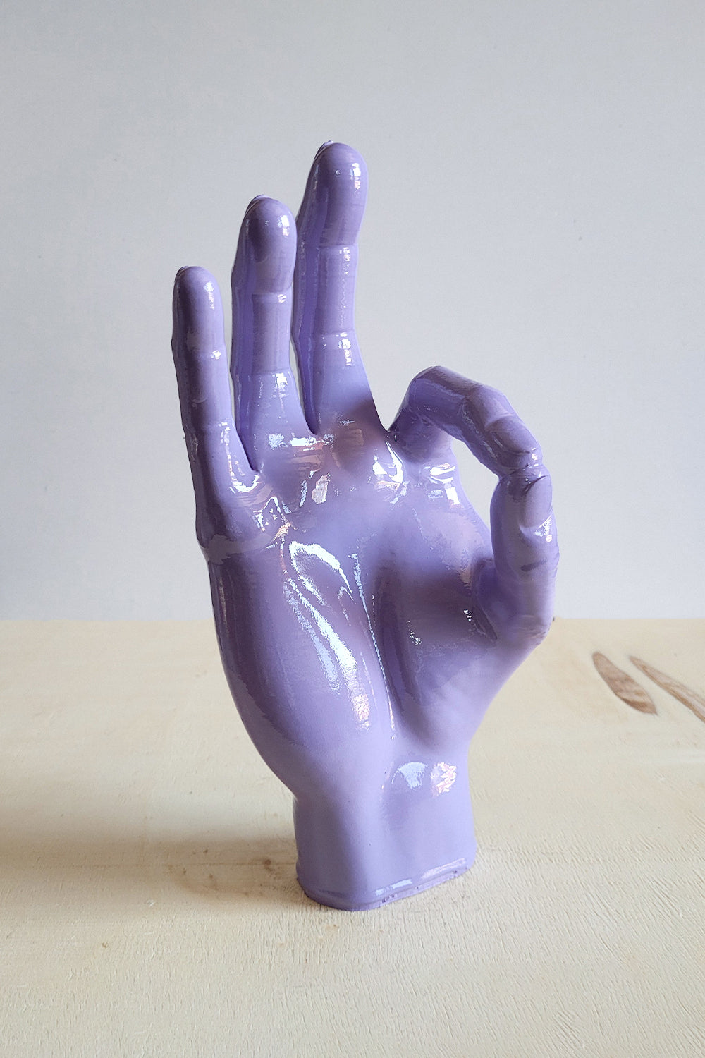 Okey El Figürü | Pastel Mor - 2