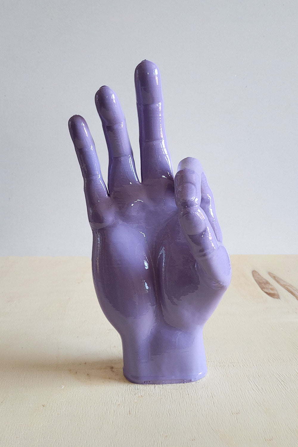 Okey El Figürü | Pastel Mor - 3