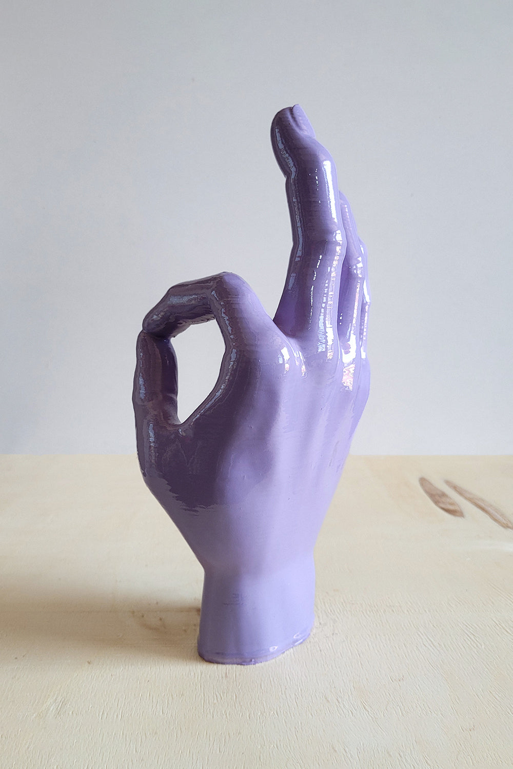 Okey El Figürü | Pastel Mor - 5