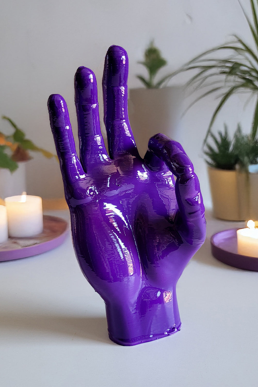 Okey El Figürü | Mor - 1