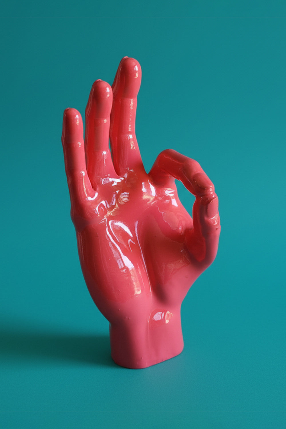 Okey El Figürü | Pembe - 0