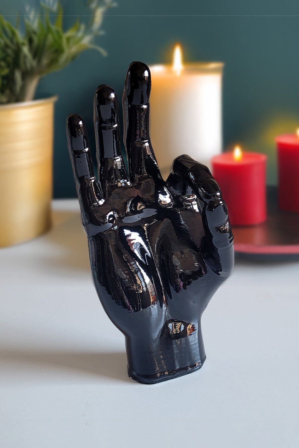 Okey El Figürü | Siyah - 1