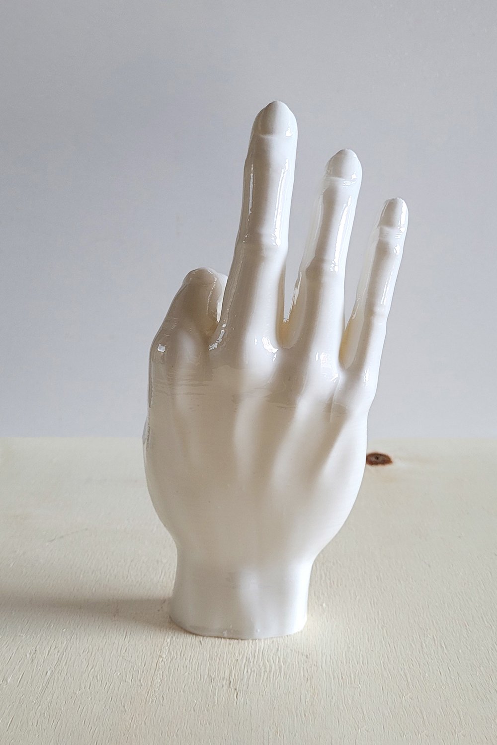 Okey El Figürü | Beyaz - 5