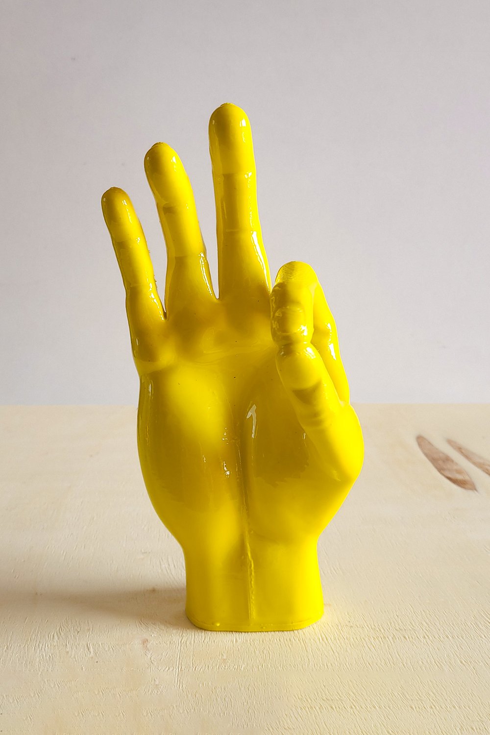 Okey El Figürü | Sarı - 3