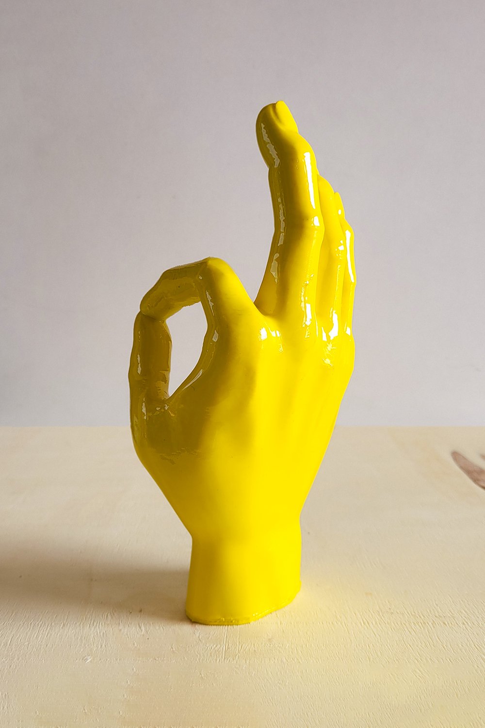 Okey El Figürü | Sarı - 6