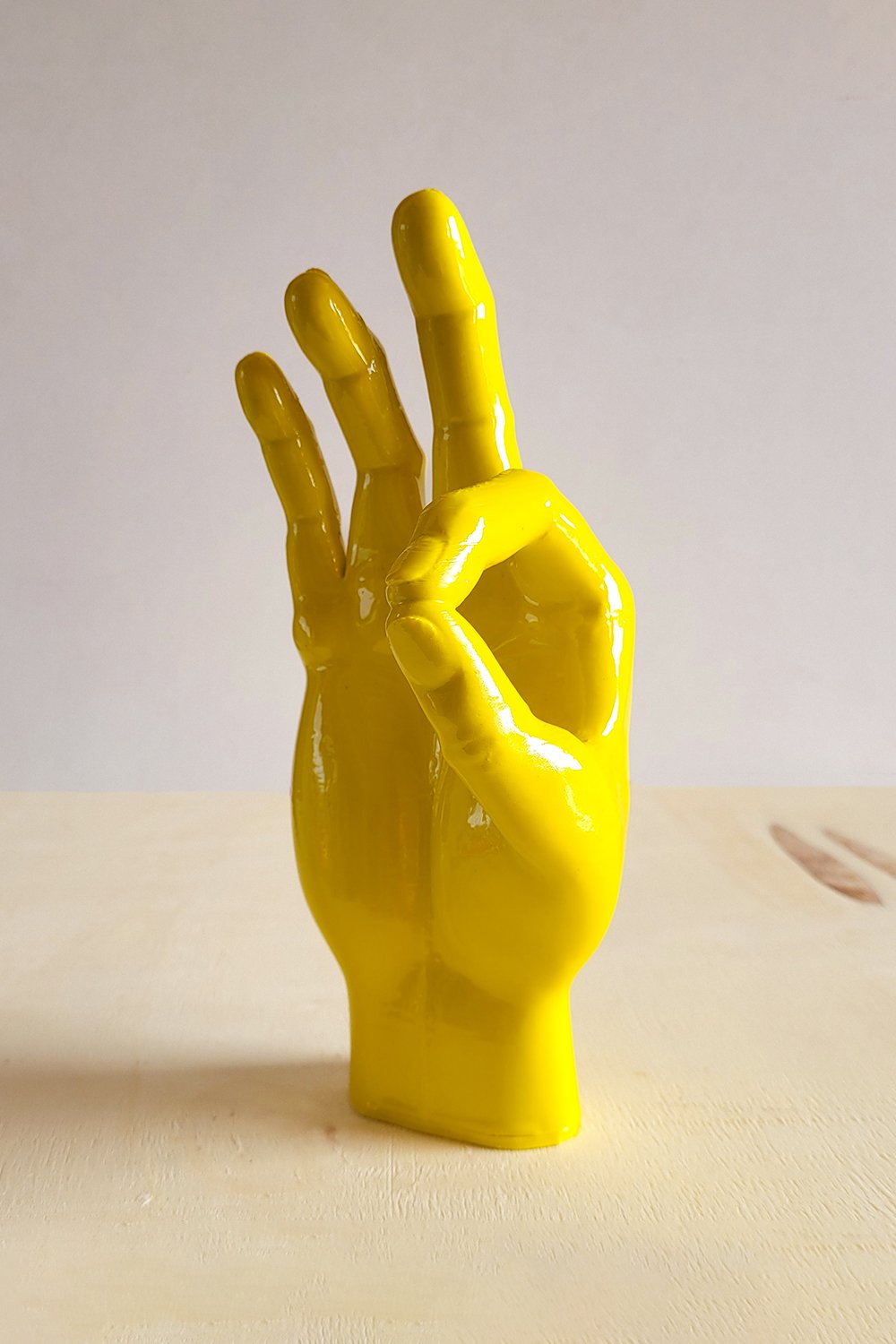 Okey El Figürü | Sarı - 8