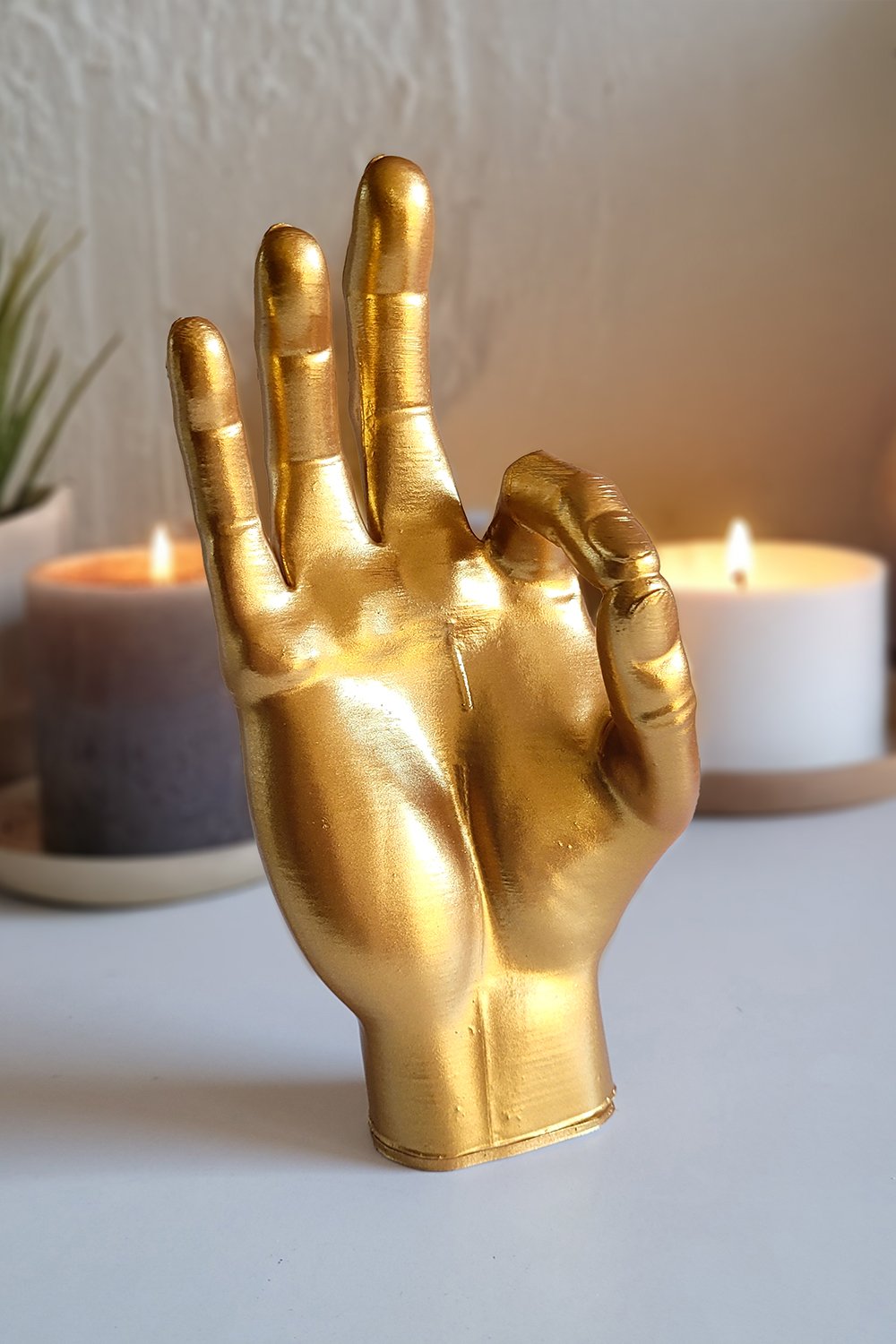 Okey El Figürü | Antik Gold - 1