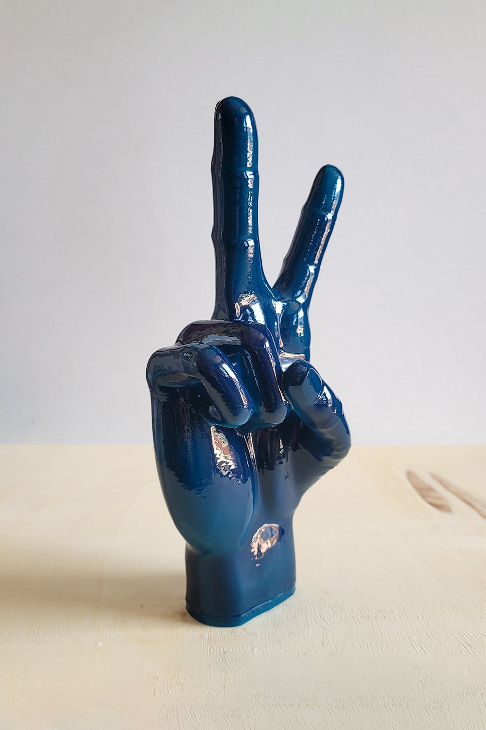 Barış El İşareti | Okyanus Mavi - 3