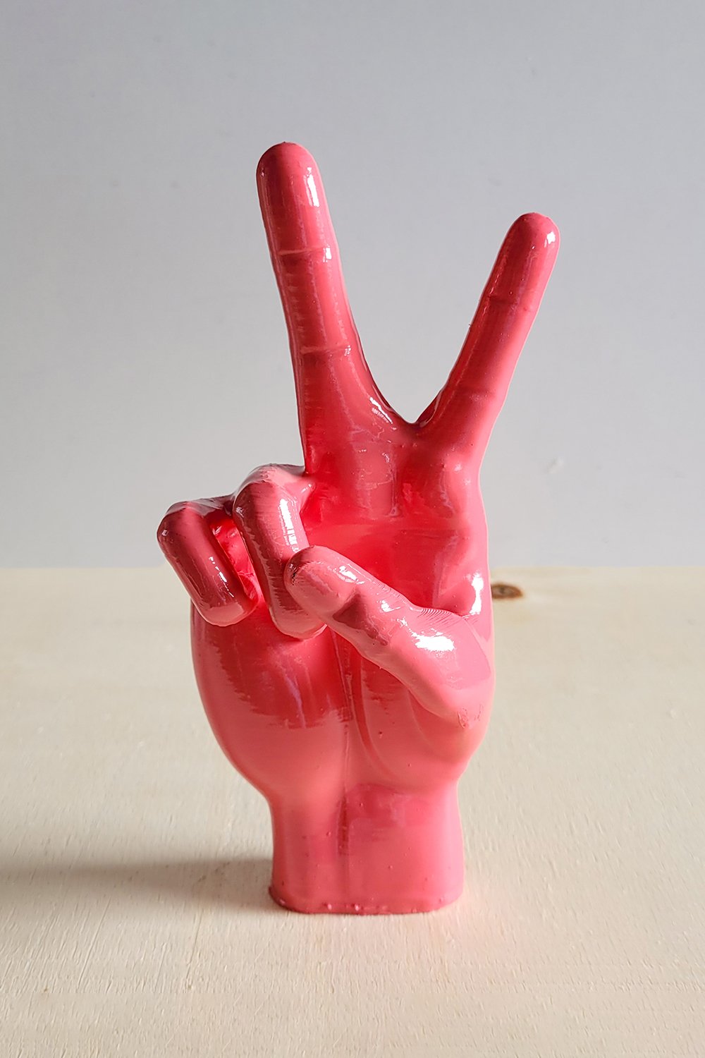 Barış El İşareti | Pembe - 1