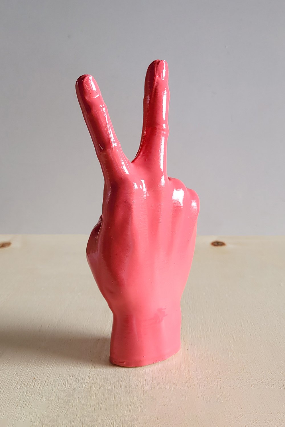 Barış El İşareti | Pembe - 8