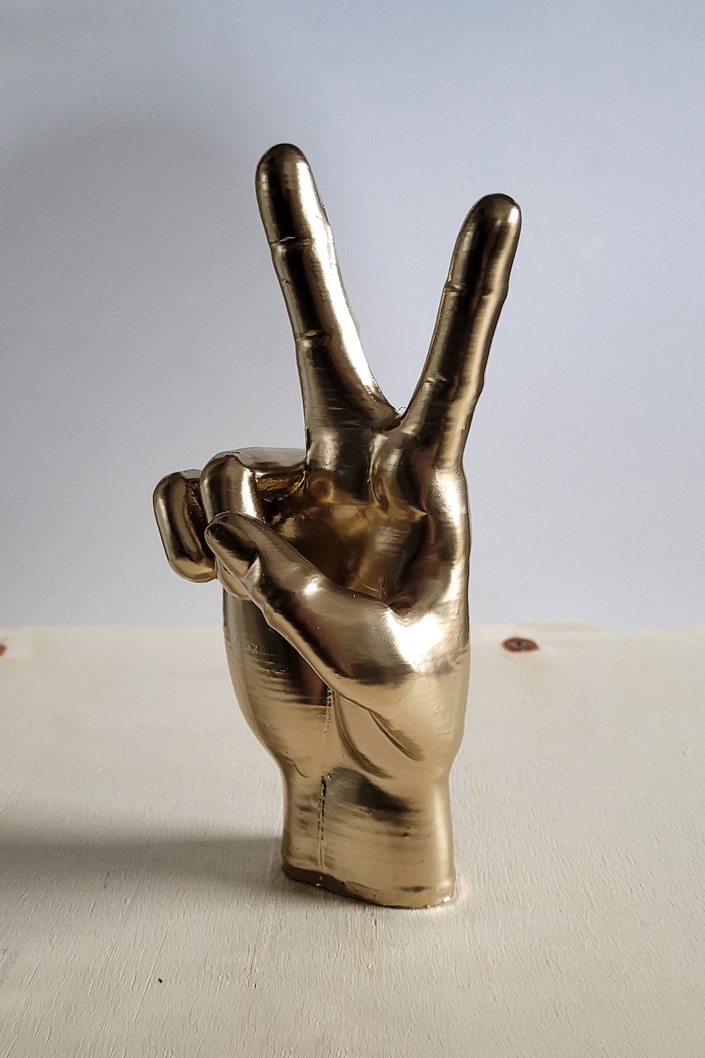 Barış El İşareti | Gold - 5