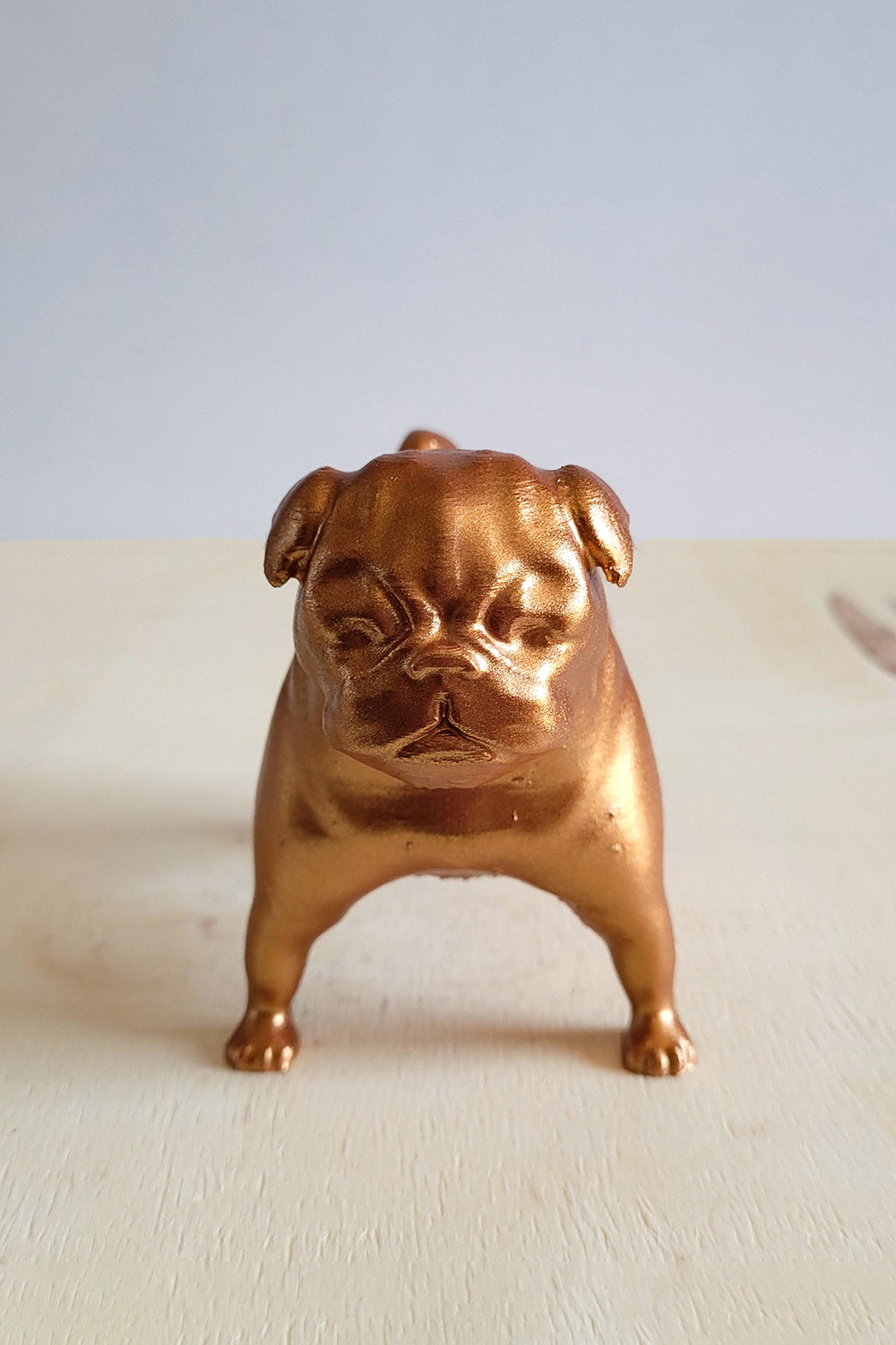 Pug Köpek Figürü | Bronz - 6