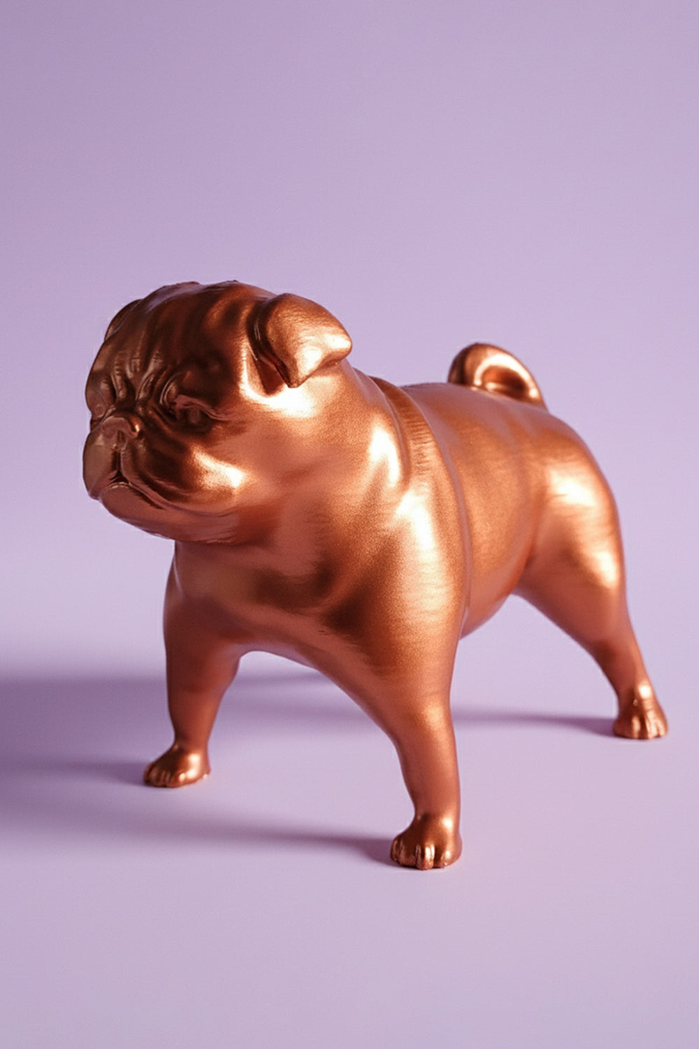 Pug Köpek Figürü | Bakır - 0