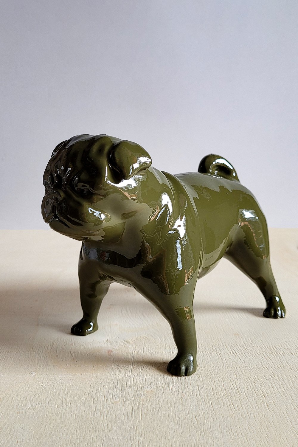 Pug Köpek Figürü | Kına - 4