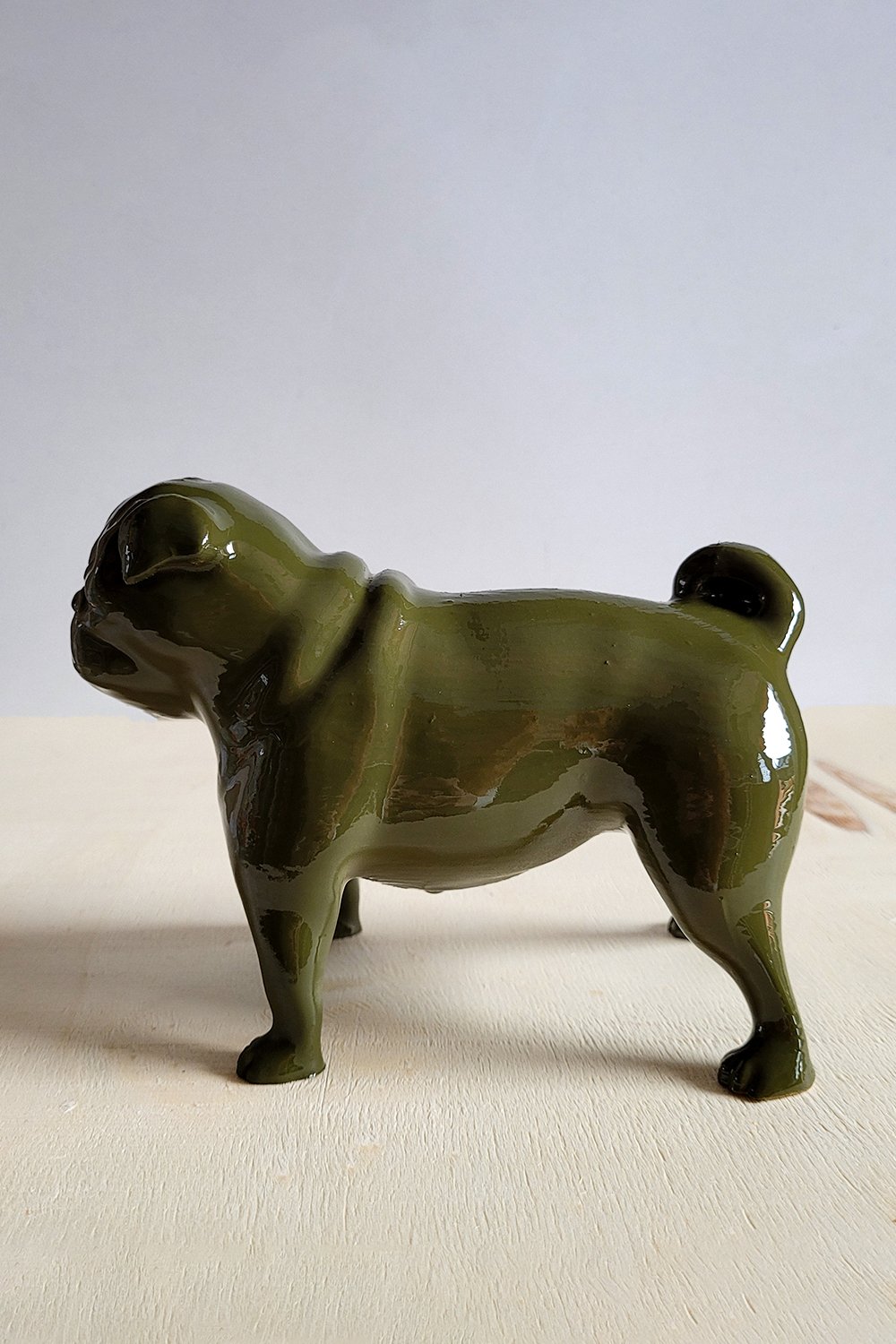 Pug Köpek Figürü | Kına - 6