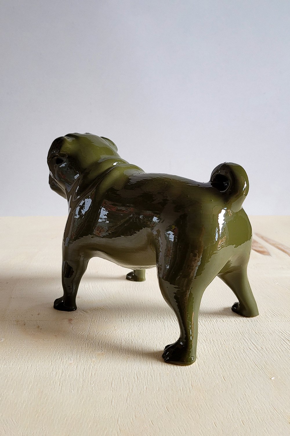 Pug Köpek Figürü | Kına - 7