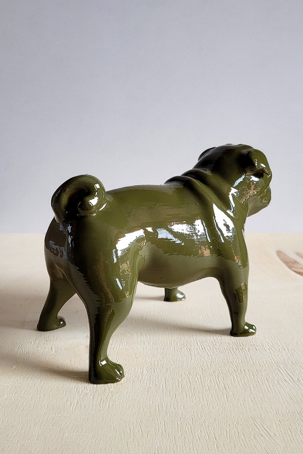 Pug Köpek Figürü | Kına - 8