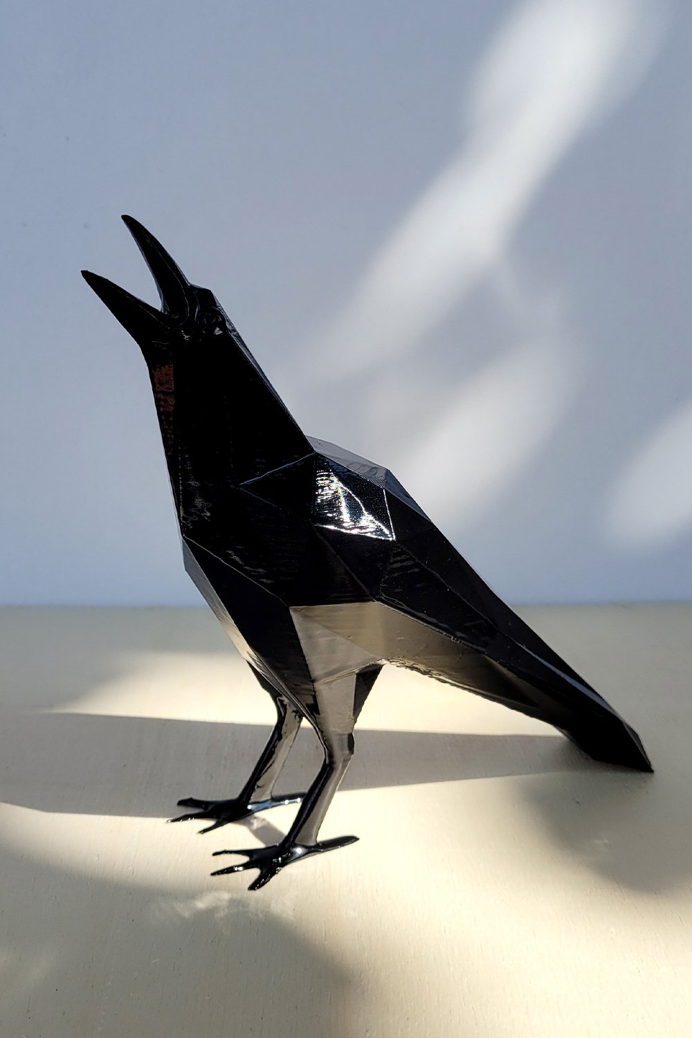 Lowpoly Karga Figürü | Siyah - 1