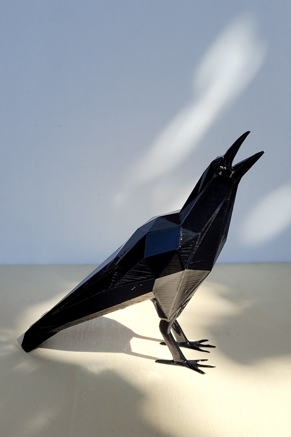 Lowpoly Karga Figürü | Siyah - 3