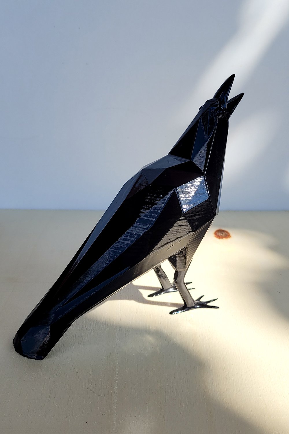 Lowpoly Karga Figürü | Siyah - 4