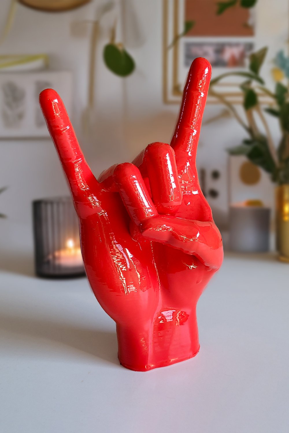 Rock El Figürü | Kırmızı - 1