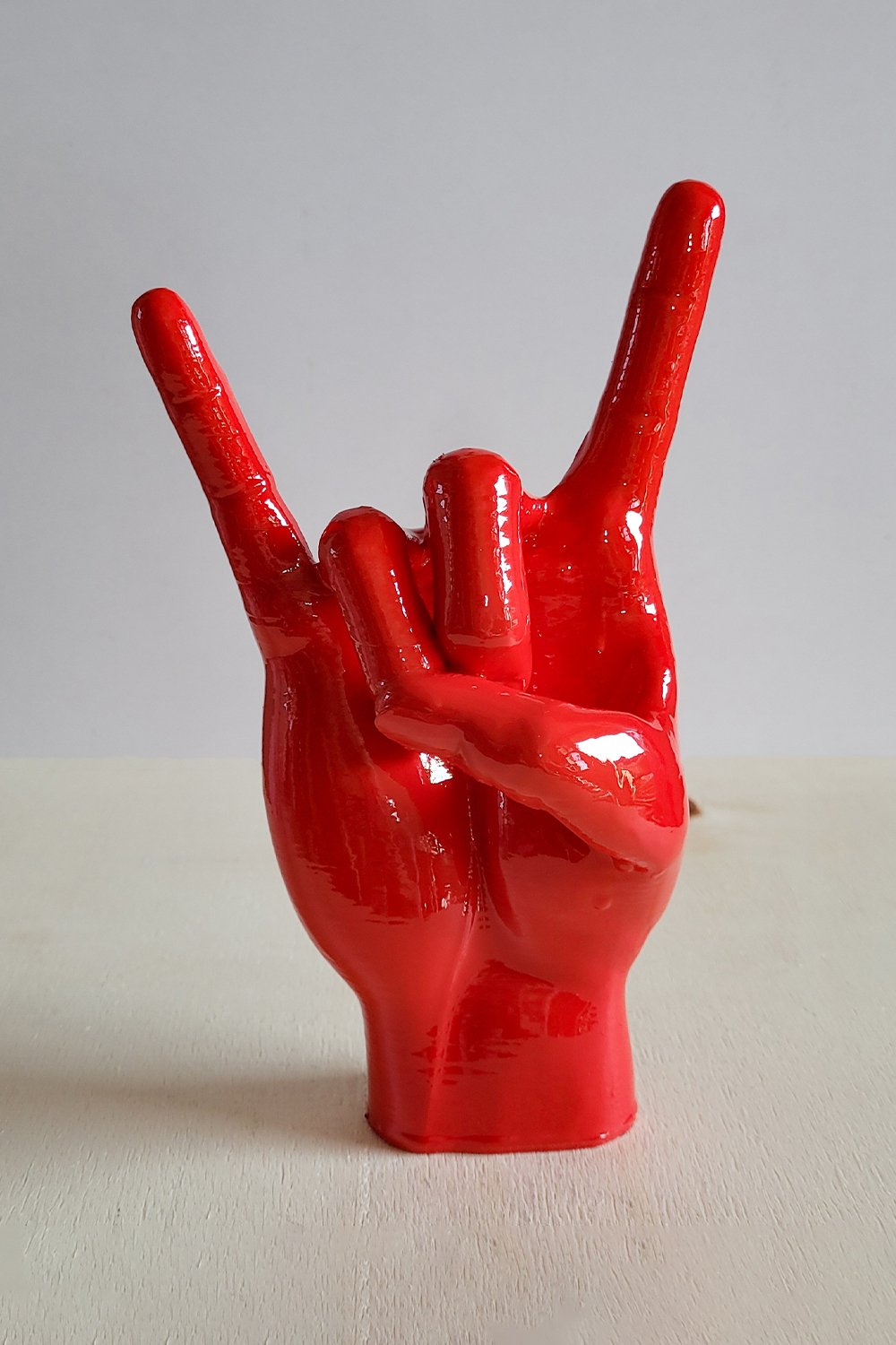 Rock El Figürü | Kırmızı - 2