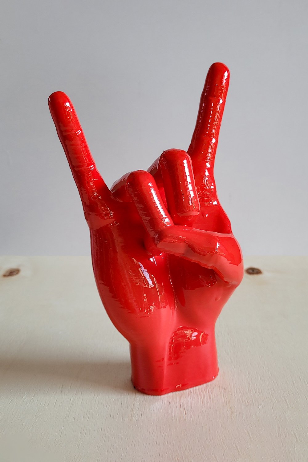 Rock El Figürü | Kırmızı - 3