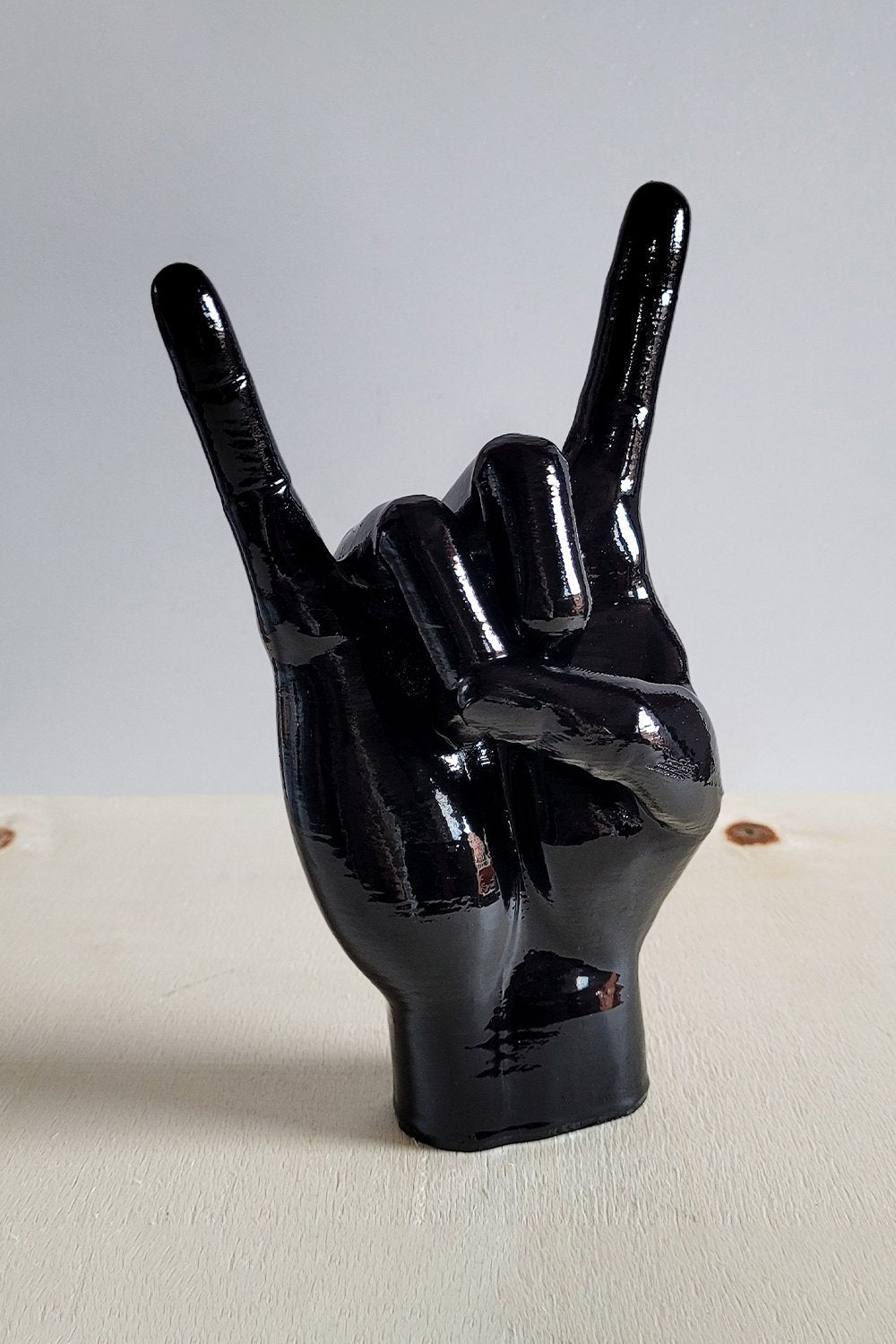 Rock El Figürü | Siyah - 2