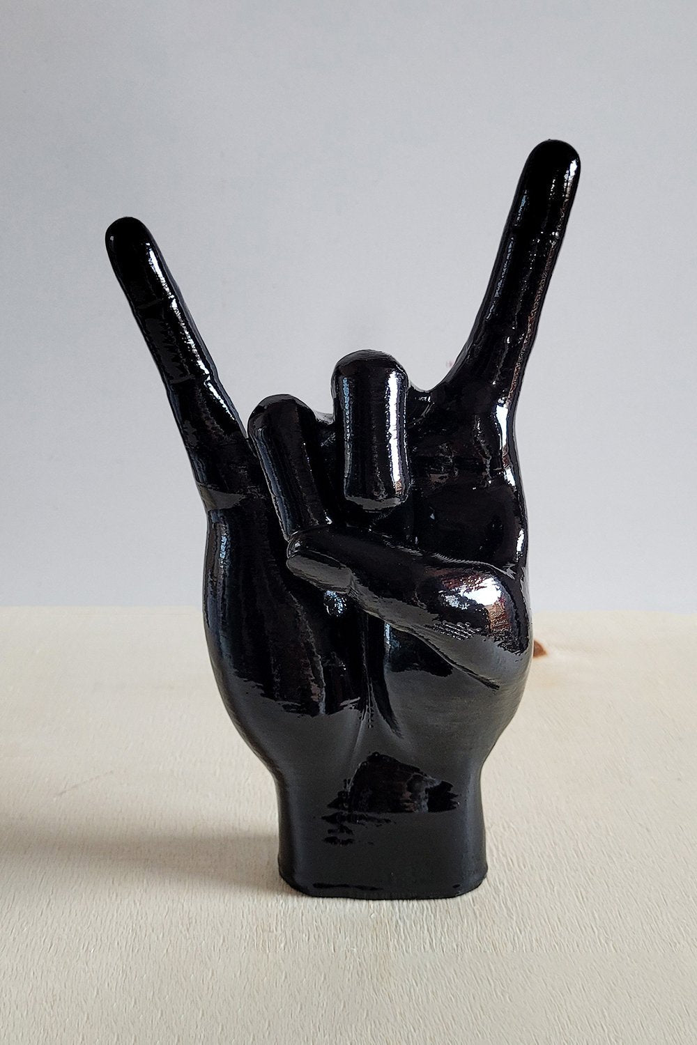 Rock El Figürü | Siyah - 3