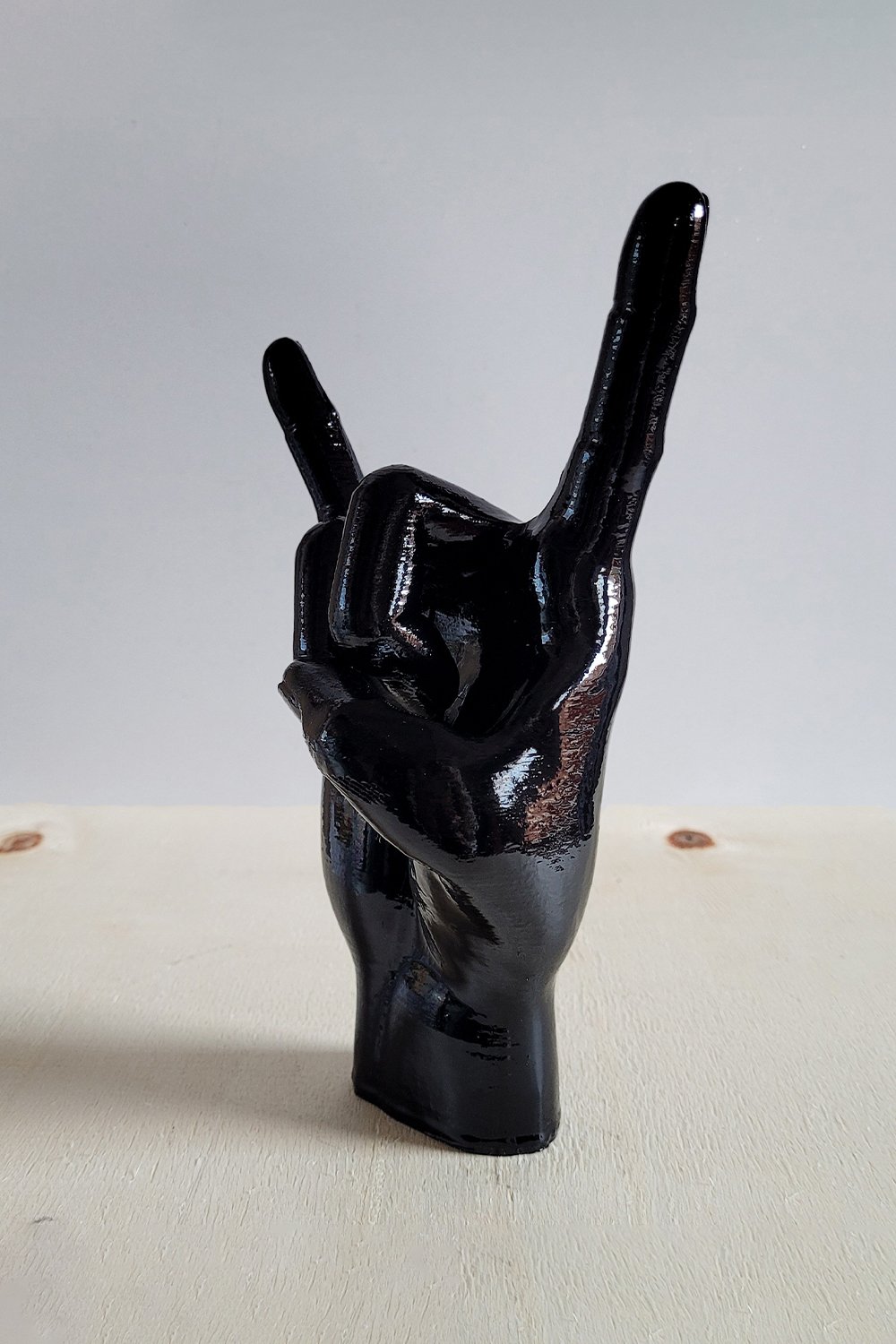 Rock El Figürü | Siyah - 6